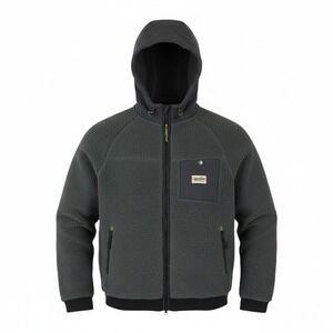 Howler Brothers Chisos Fleece Parka Mens Medium Kettle Black Hooded Sherpa